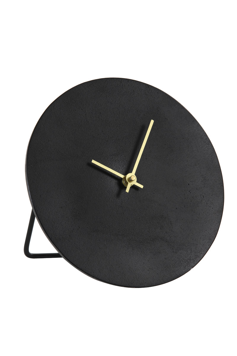 Light & Living klok LICOLA - 20x0.5x20cm - zwart