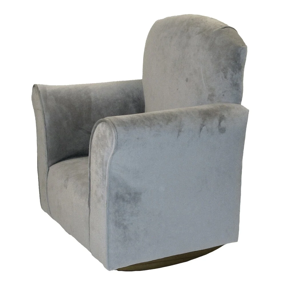 Toddler Rocker in Dove Microfiber
