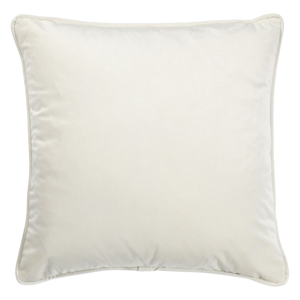 FINN - Kussenhoes 45x45 cm - velvet - effen kleur - Snow White - wit