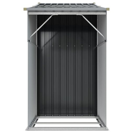 NNEVL Garden Shed Anthracite 277x93x179 cm Galvanised Steel