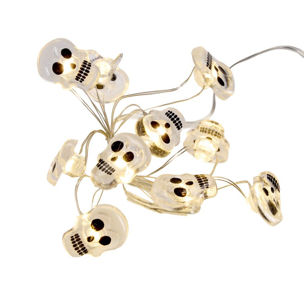Guirlande lumineuse Halloween 10 LED personnage mignon L110cm (4 modèles)