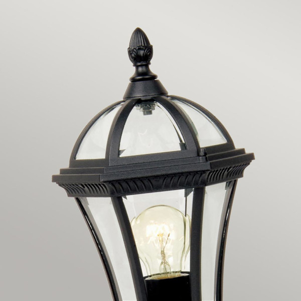 Lampa ogrodowa czarna Ledbury wys:47,5 cm 1xE27x60W IP44 Garden Zone