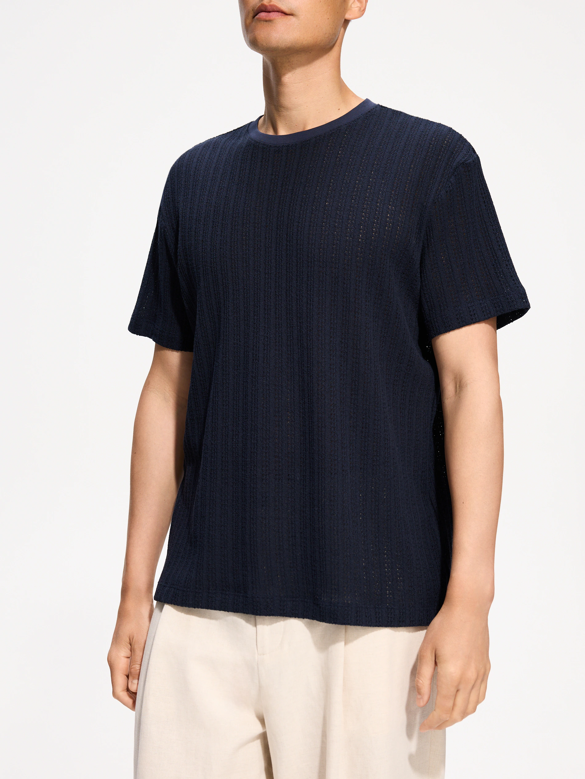 Ażurowy t-shirt comfort