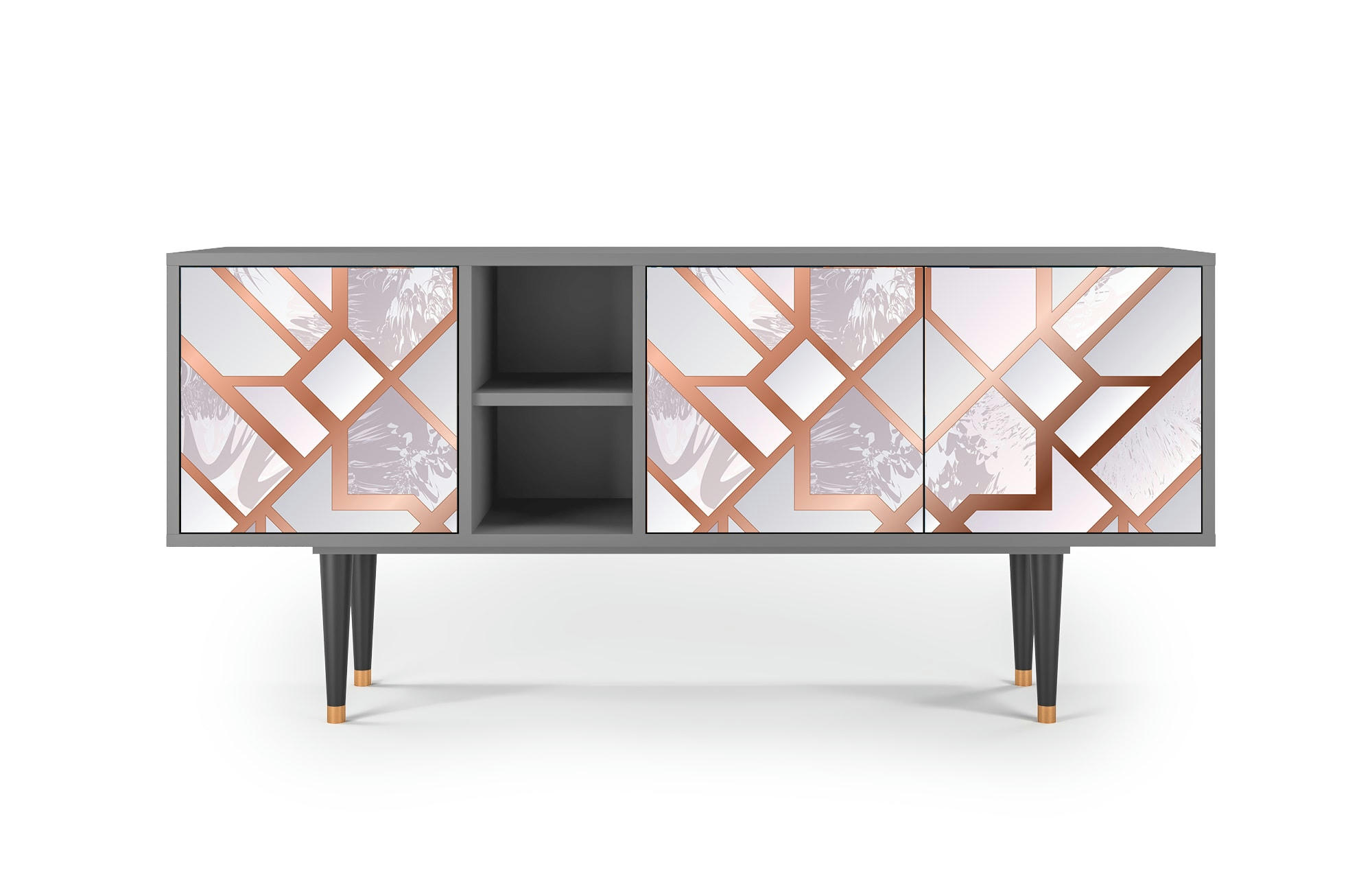 PASTEL FAIRYTALE - Meuble TV  rose clair 3 tiroirs L 150 cm