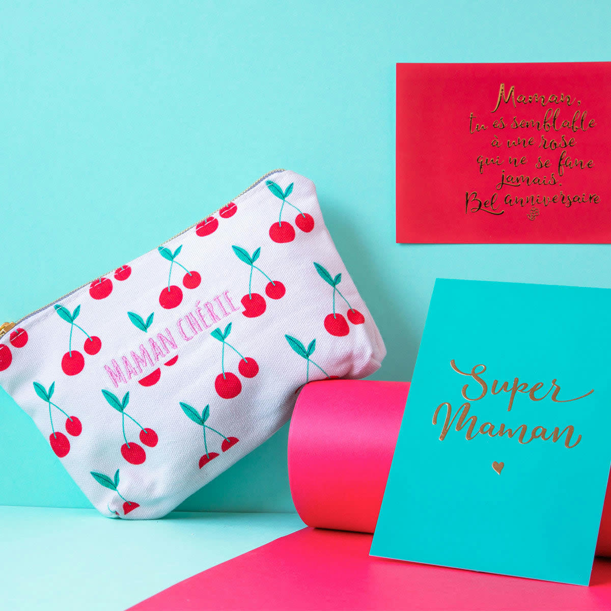 - Pochette coton maman chérie