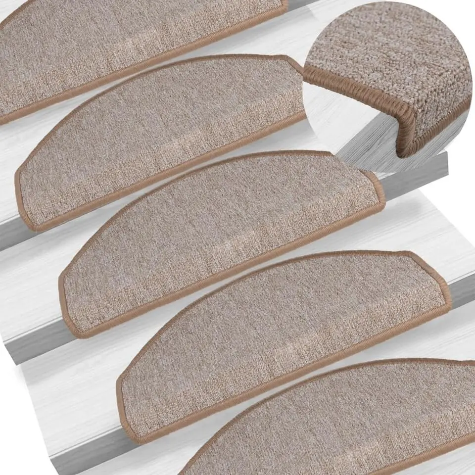 vidaXL - Trapmat - Bruin - Polypropyleen