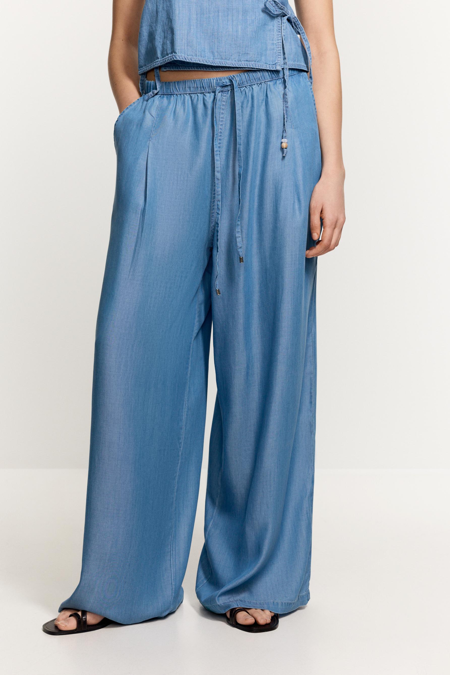 Jeans wide leg ligero