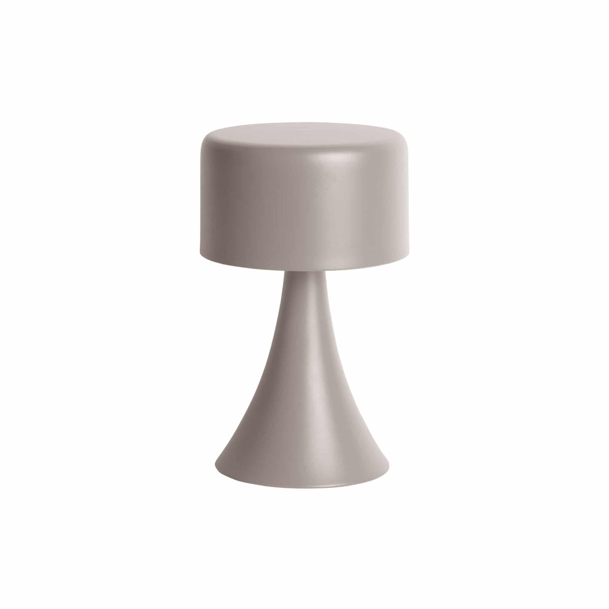 Leitmotiv tafellamp Nora LED - grijs - Ø12.5cm