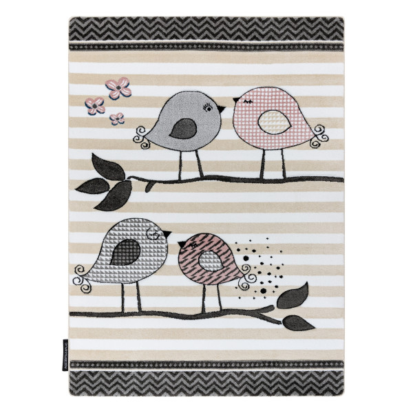 Dywan PETIT BIRDS PTASZKI krem 120x170 cm