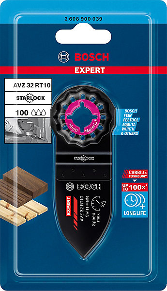 Doigt de ponçage Bosch Starlock carbure Expert AVZ32RT10