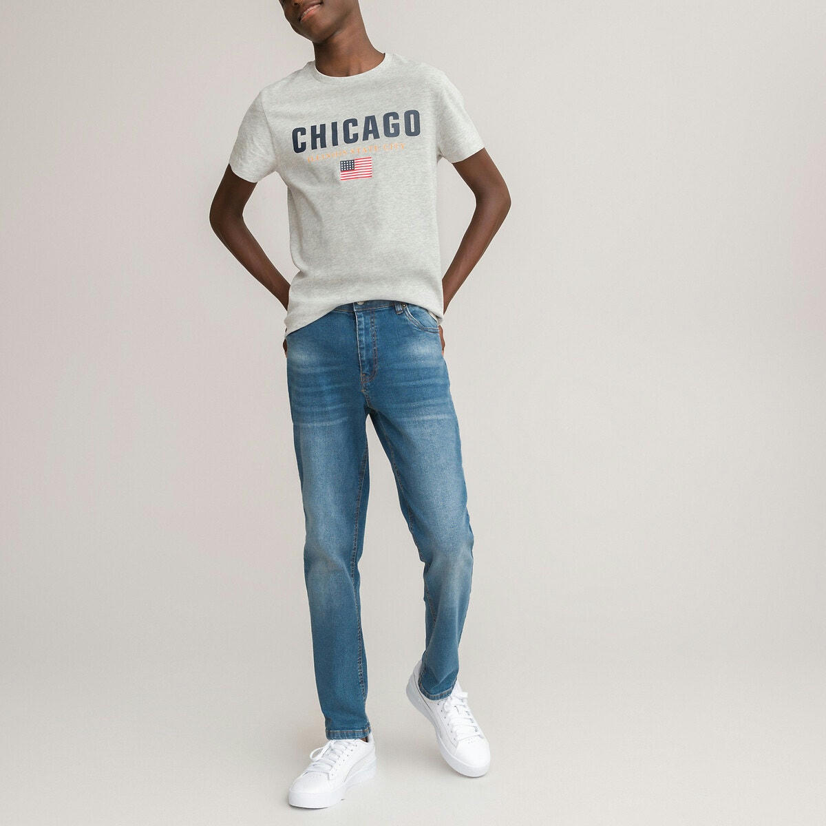 Lot de 2 T-shirts imprimés coton bio