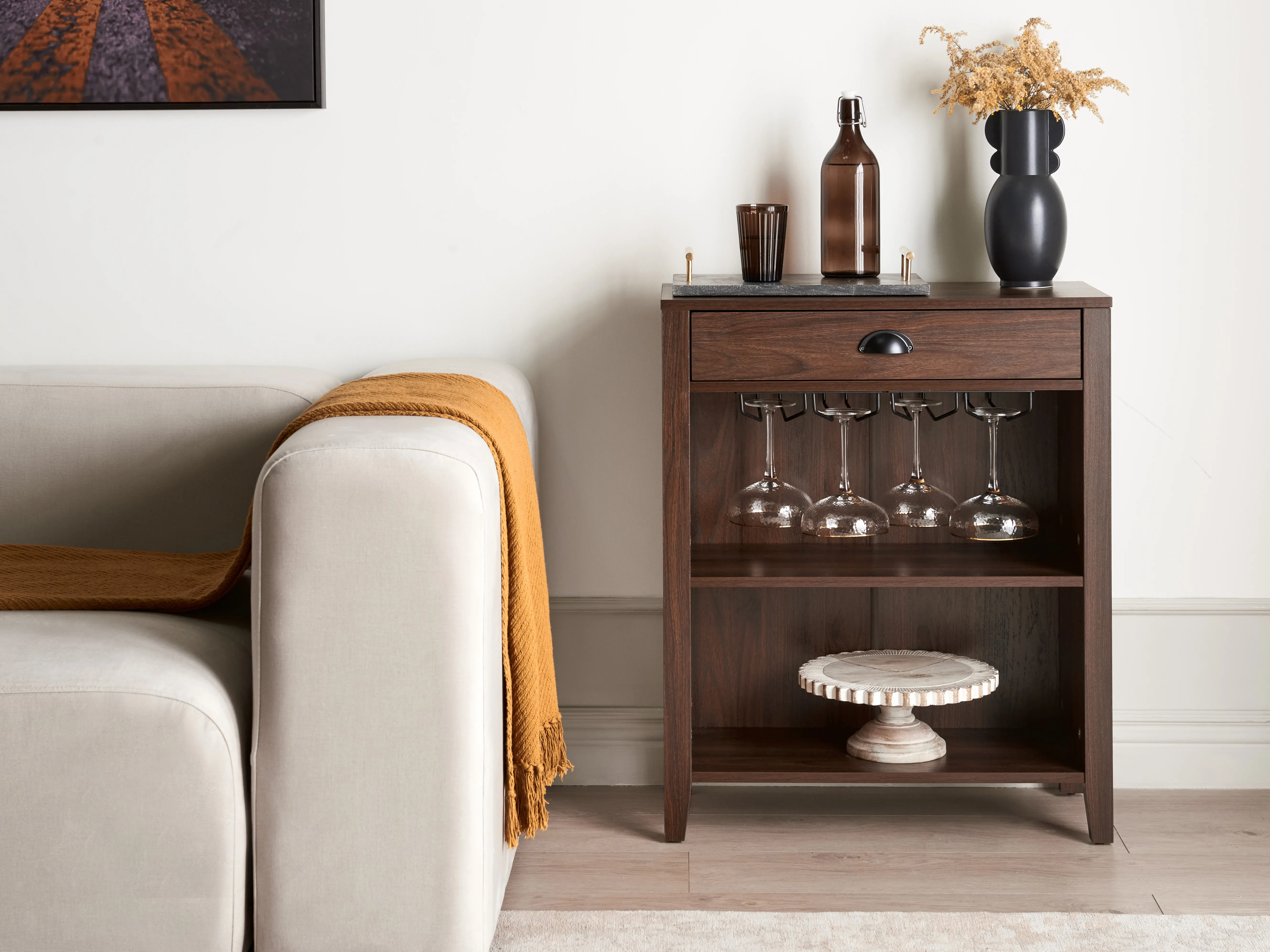 Sideboard WALKERSTON Dark Brown