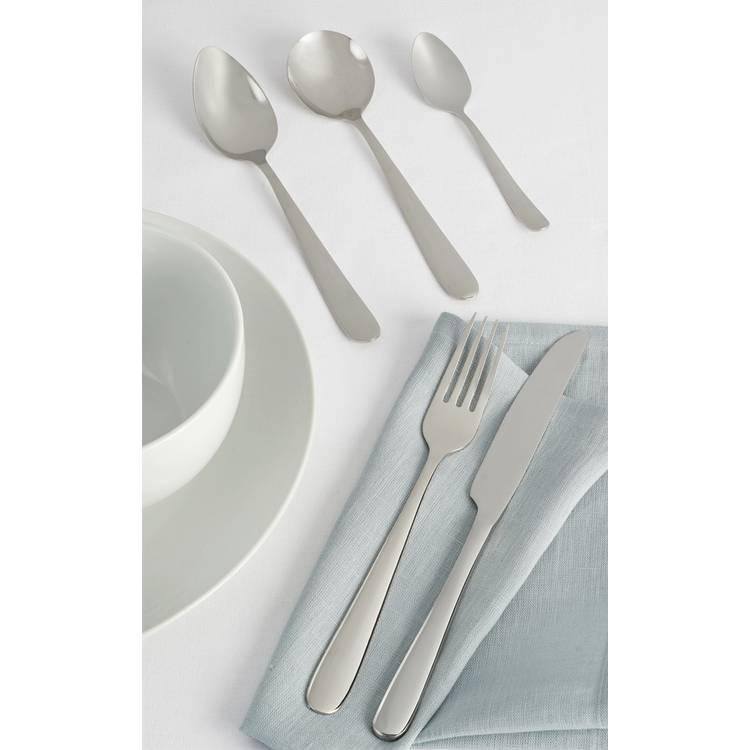 Habitat Curve 30pc Stainless Steel Cutlery Set