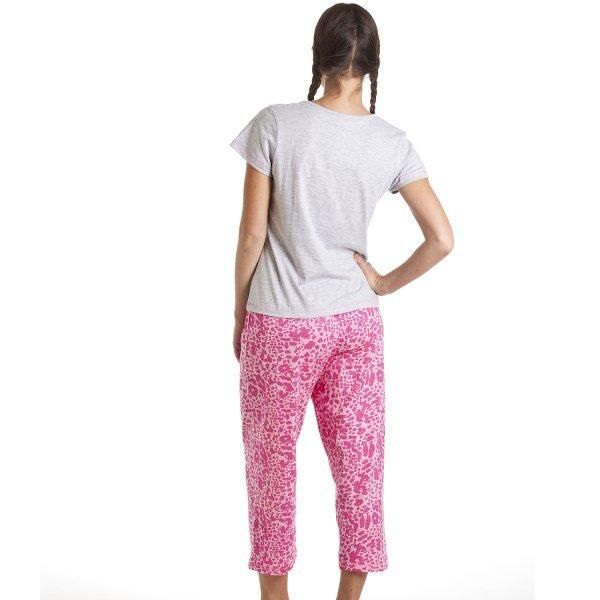 Camille Leopard Print Love To Dream Motif Pyjamas