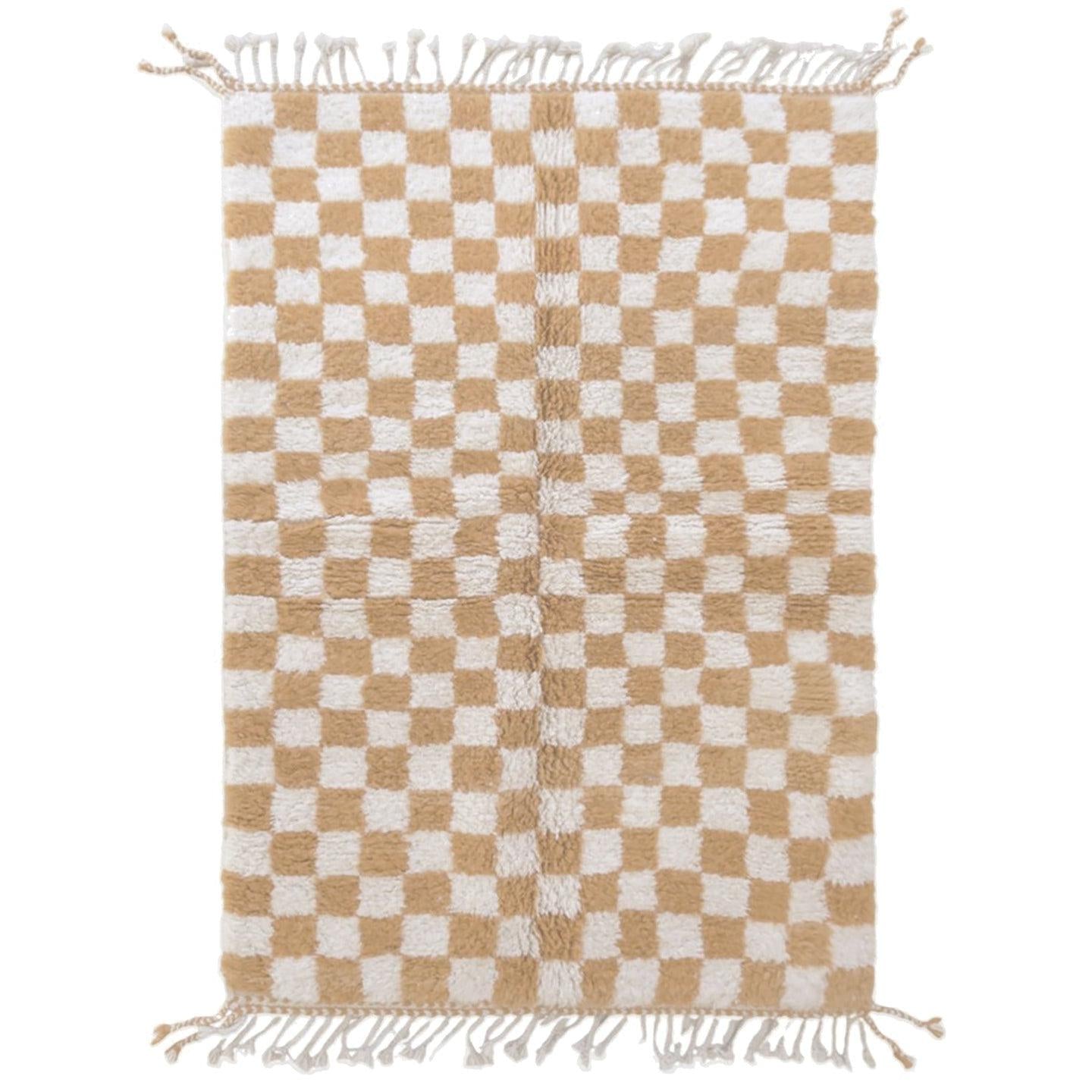 AFK Living vloerkleed Berber - handgemaakt - Wol - 140 cm x 200 cm