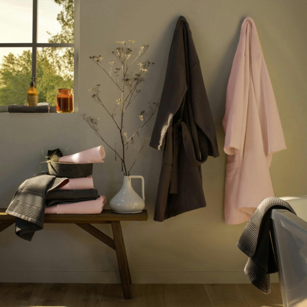 NAÏADE - Peignoir coton biologique bush m