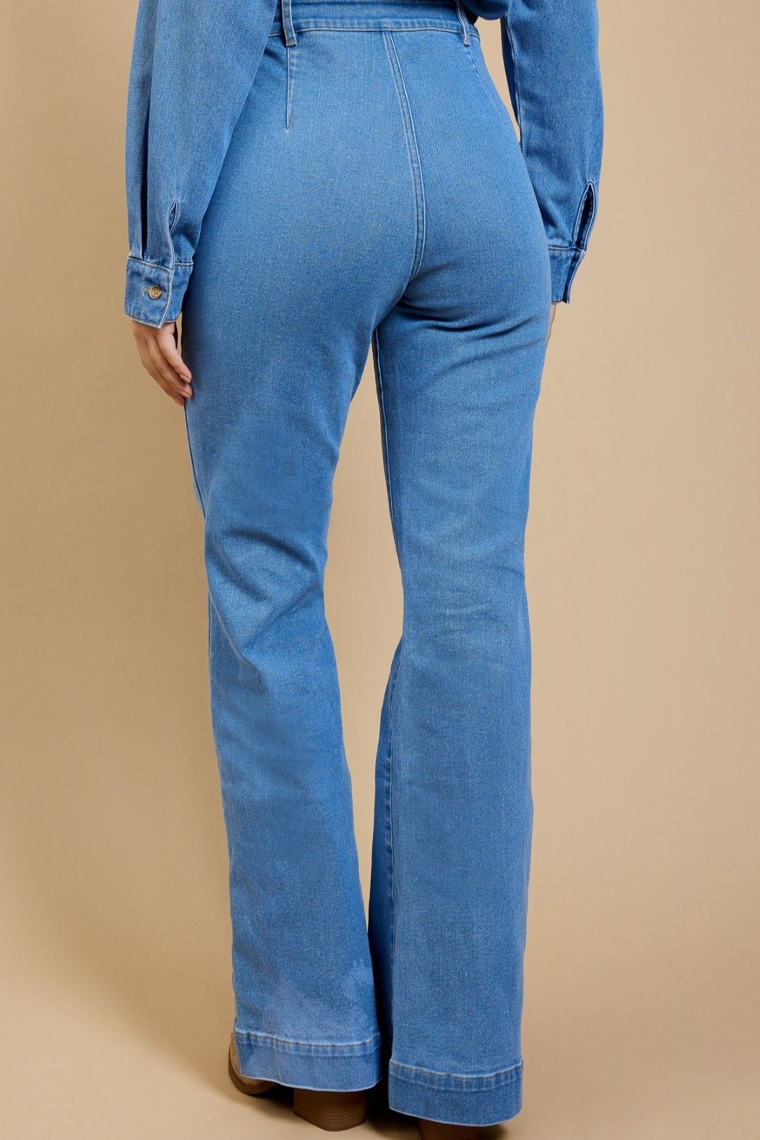 Little Mistress Blue Wide Leg Jeans by Vicky Pattison