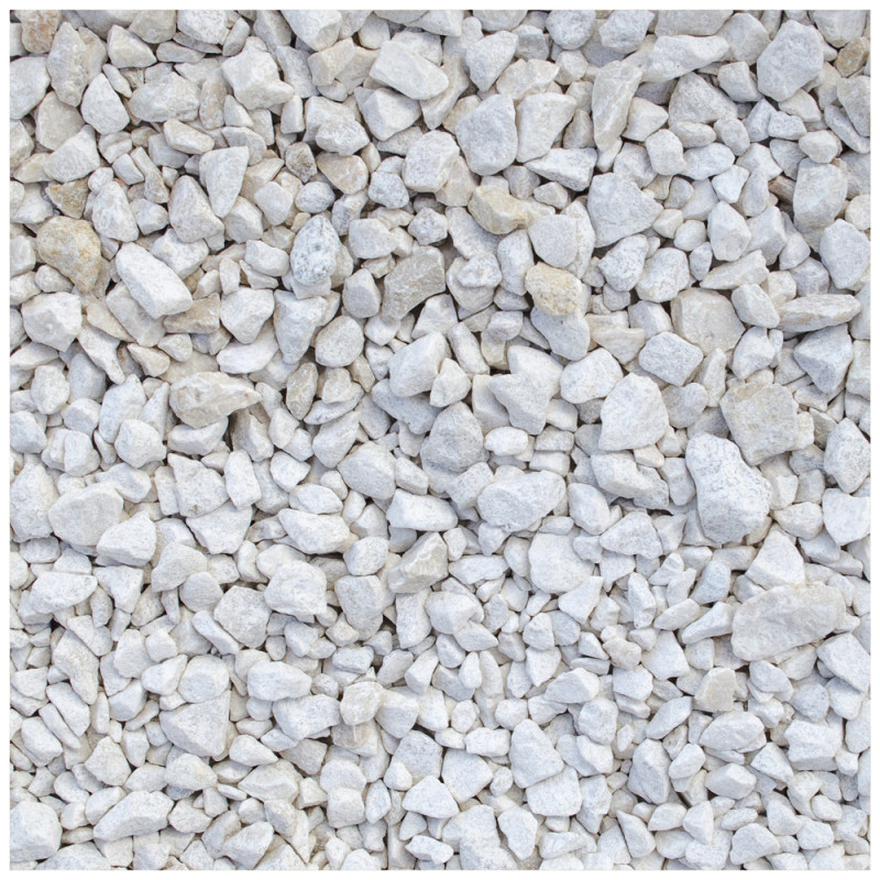 Big bag Gravier Dolomie Marble gris blanc 5-11 mm 1500 kg COBO GARDEN