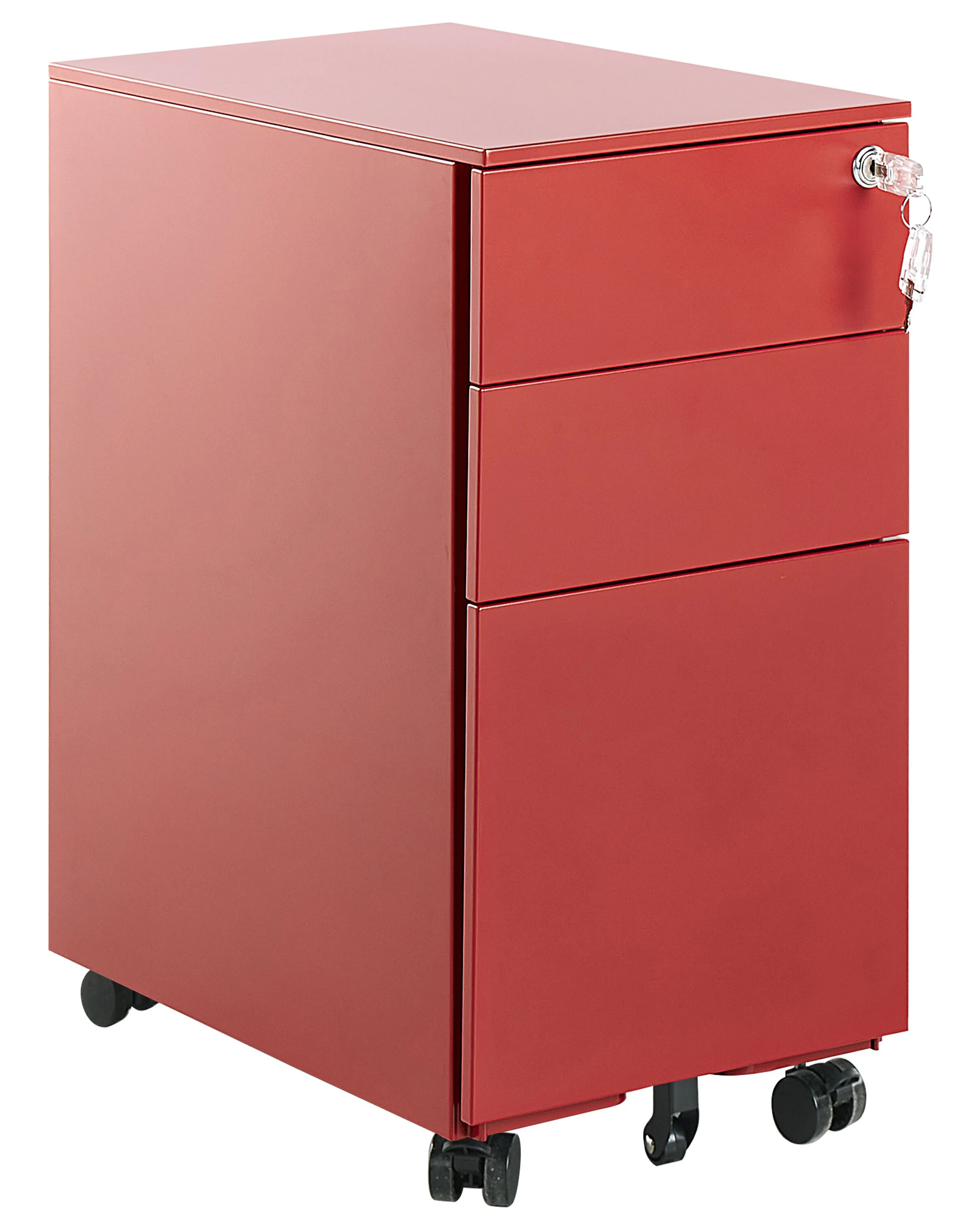 Storage Unit BOLSENA Metal Red