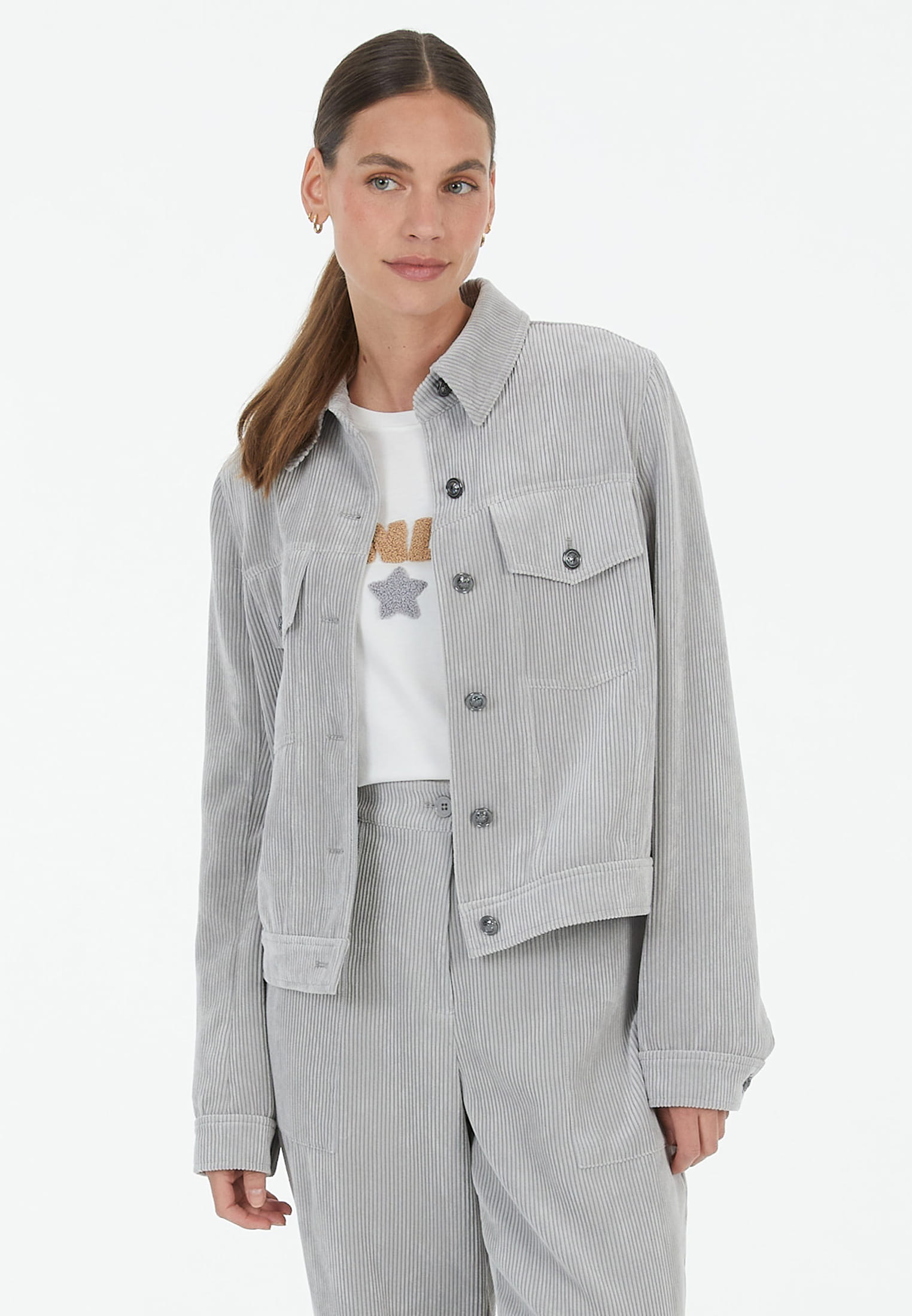 Jacke aus leichtem Cord