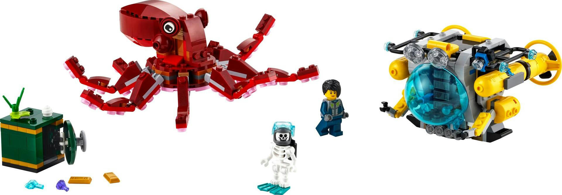 LEGO® Creator 3-in-1 Sunken Treasure Mission - 31130, Ages 8+
