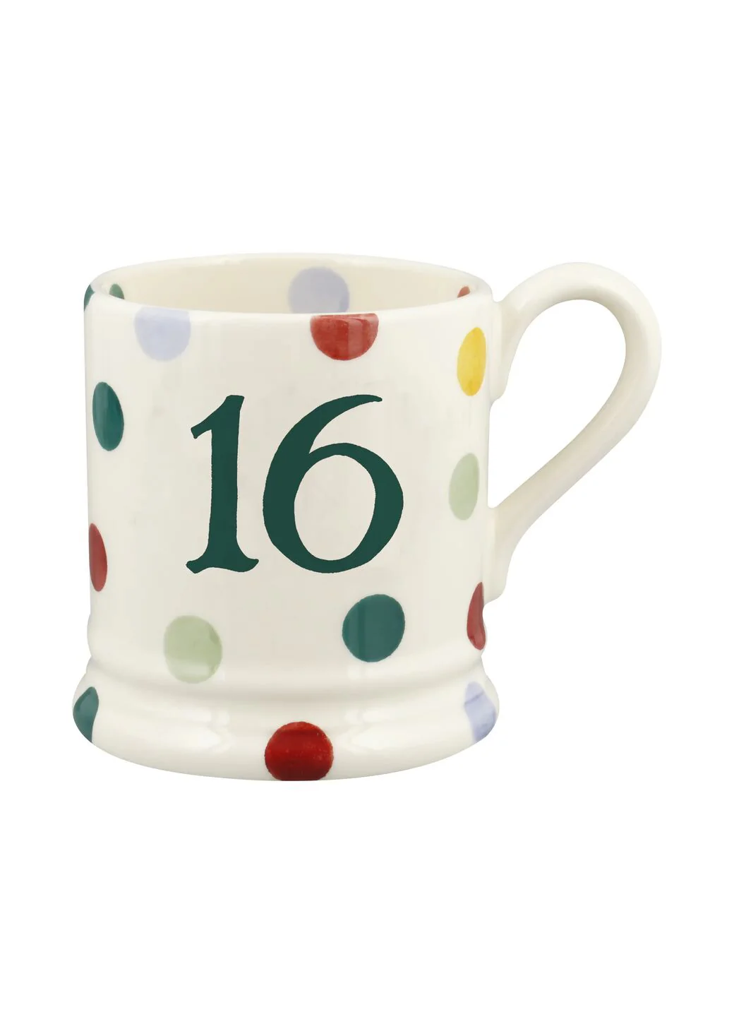 Personalised Milestone Birthday/Anniversary 1/2 Pint Mug