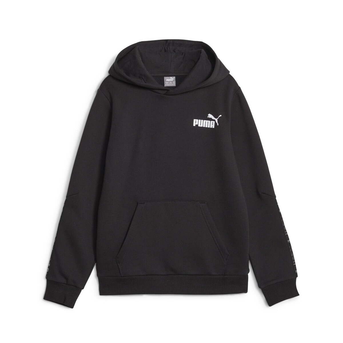 Puma - ESS TAPE CAMO HOODIE FL B - Black