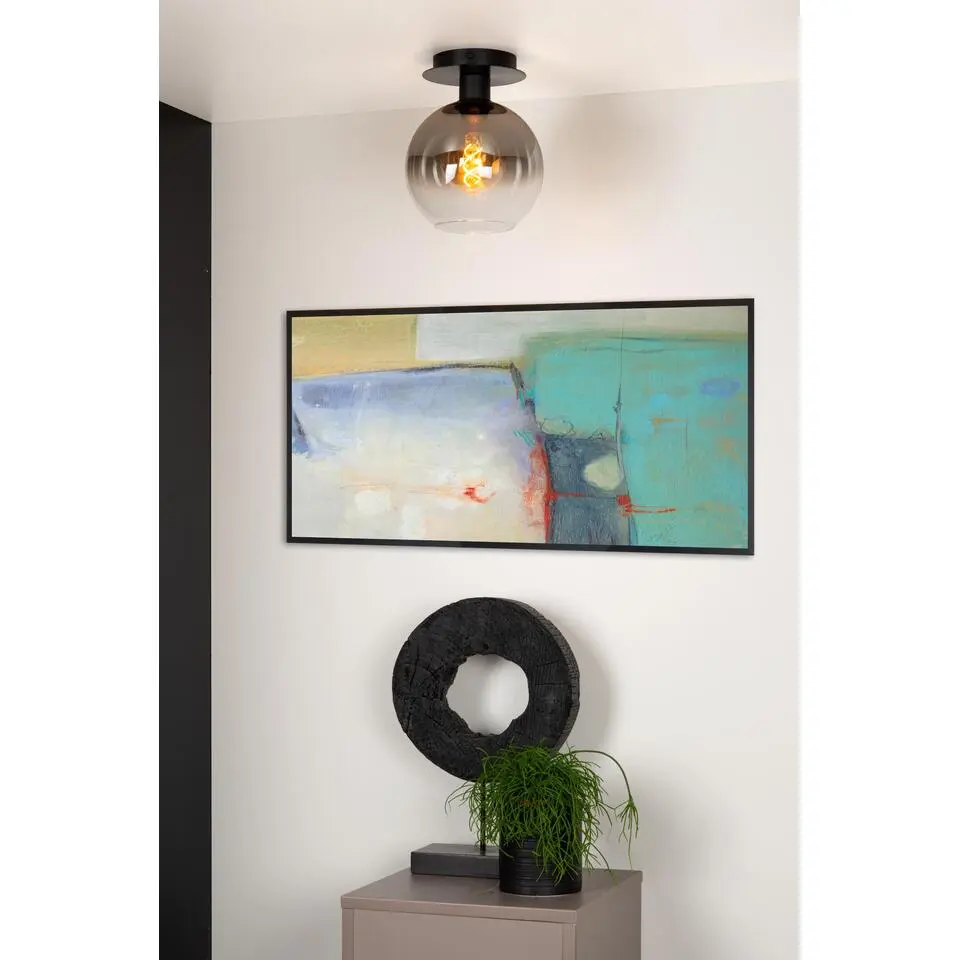 Lucide MARIUS Plafonni&egrave;re - Zwart