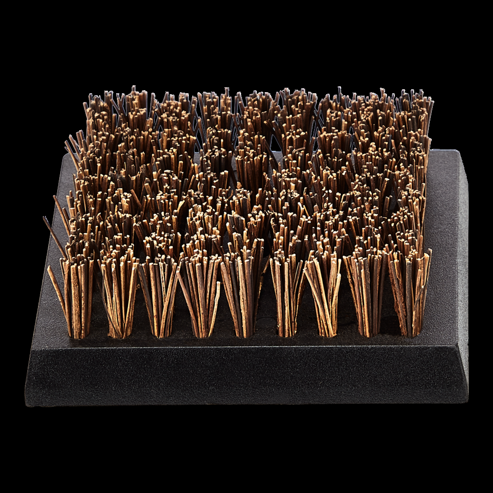 Vermont Castings Outdoor BBQ Hardwood Replacement Grill Brush Head, Smart Certified™ w/ Palmyra Bristle
