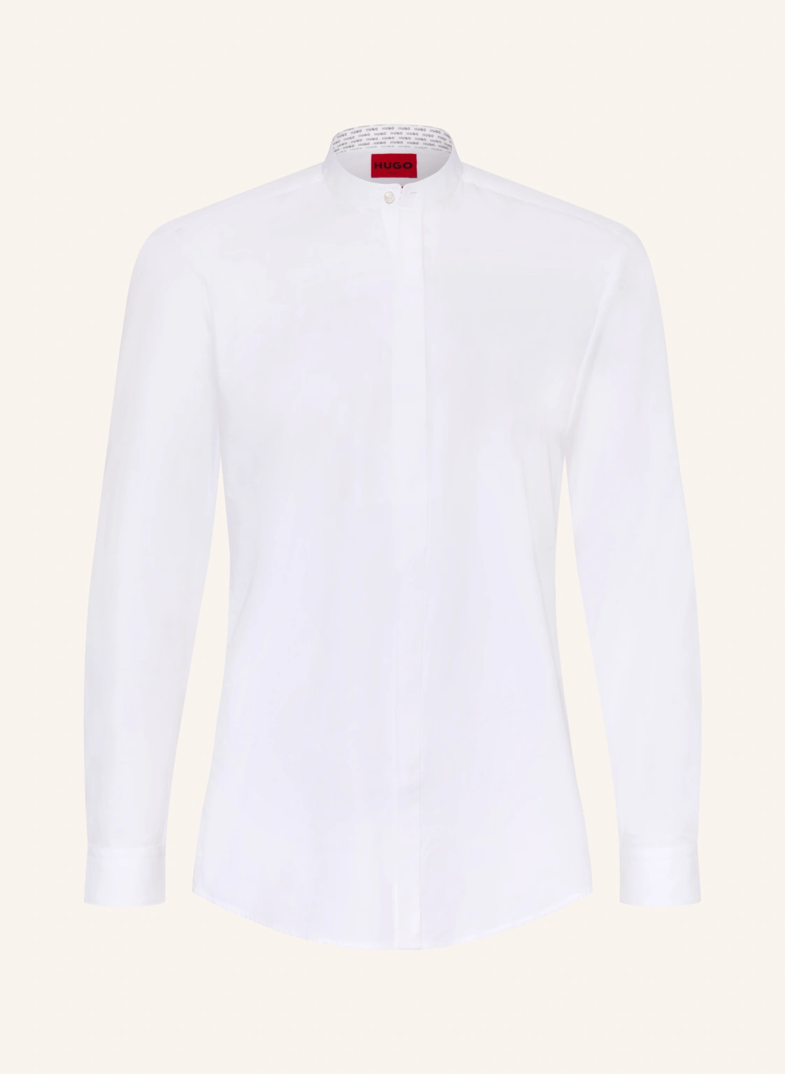 HUGO Hemd KALEB Slim Fit mit Stehkragen