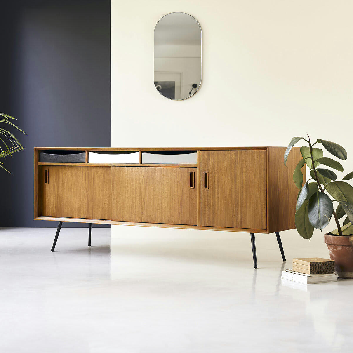 RUBEN - Buffet en teck 170 cm