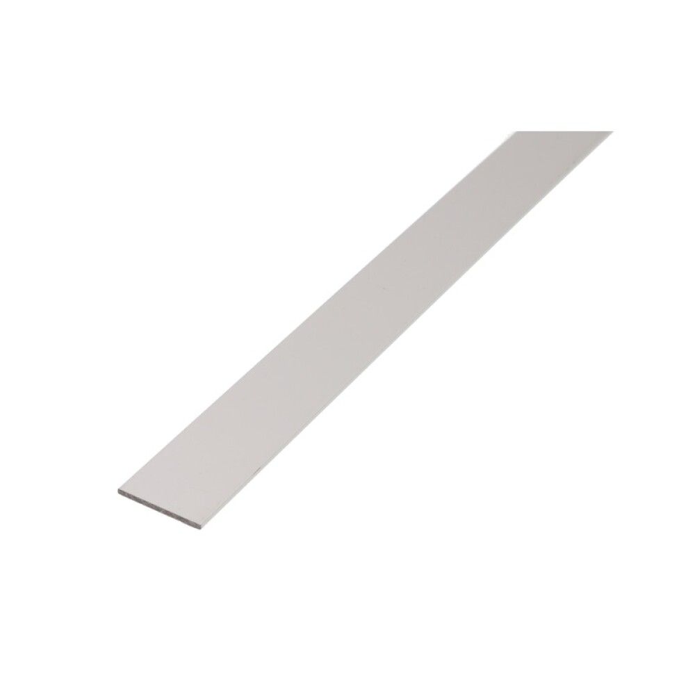 FLATTJERN GAH ALBERTS ALUMINIUM SØLV 30X2MM 1M