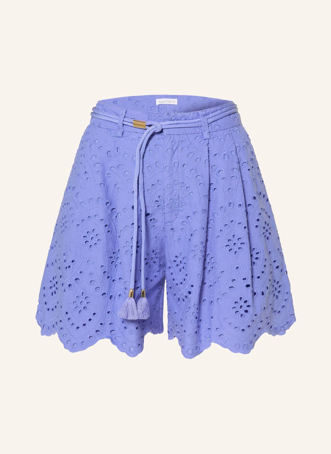 Poupette St Barth Shorts CHANTAL aus Lochspitze