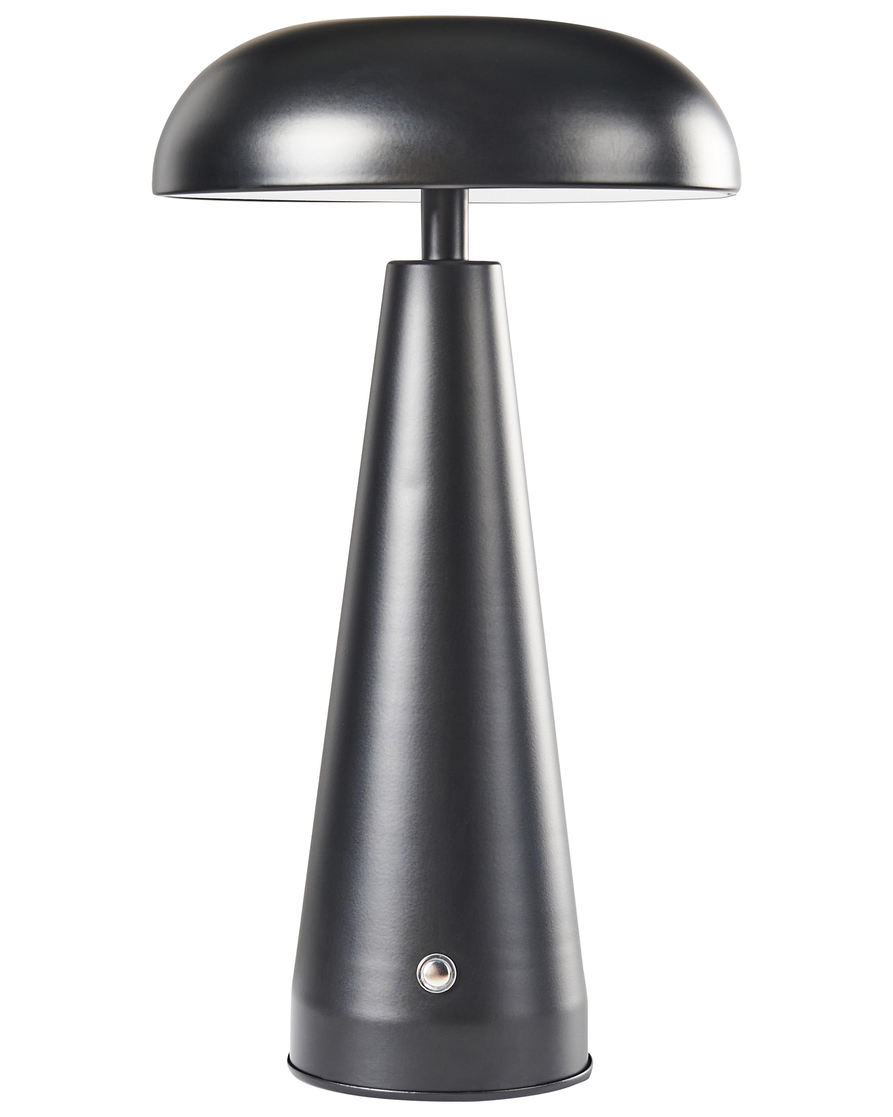 Wireless LED Table Lamp BOCONO with Dimmer Metal Black