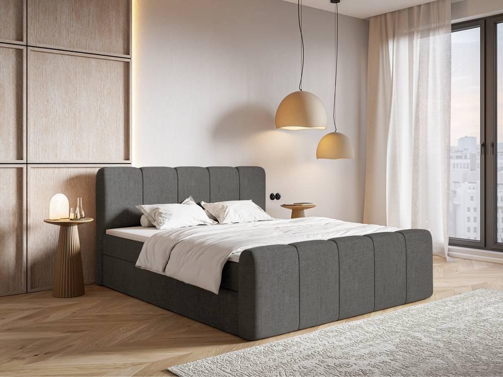 Boxspring Chloe 180x200 chenille met opbergruimte