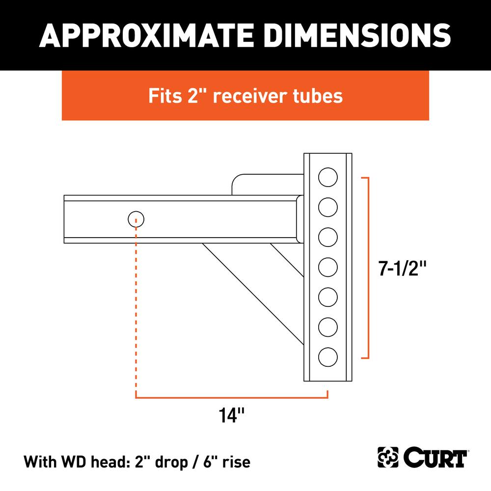 CURT Weight Distribution Shank