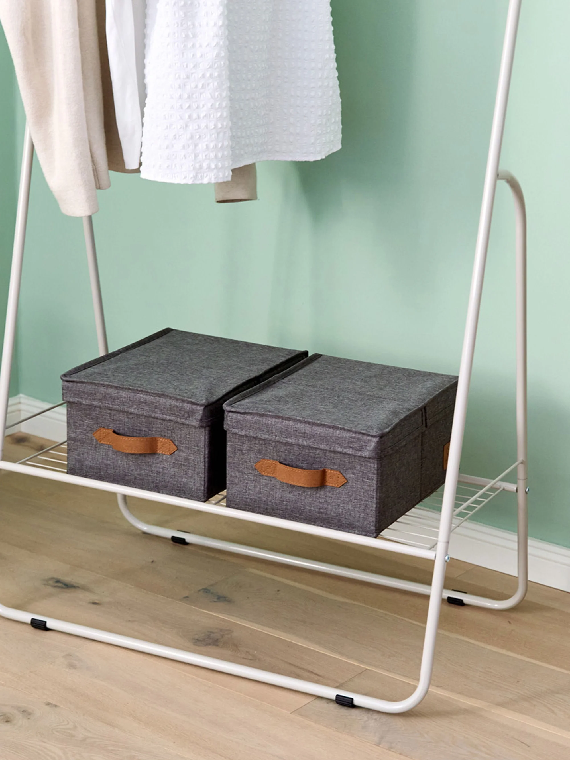 Aufbewahrungsboxen Premium mit Deckel, 2er-Set
