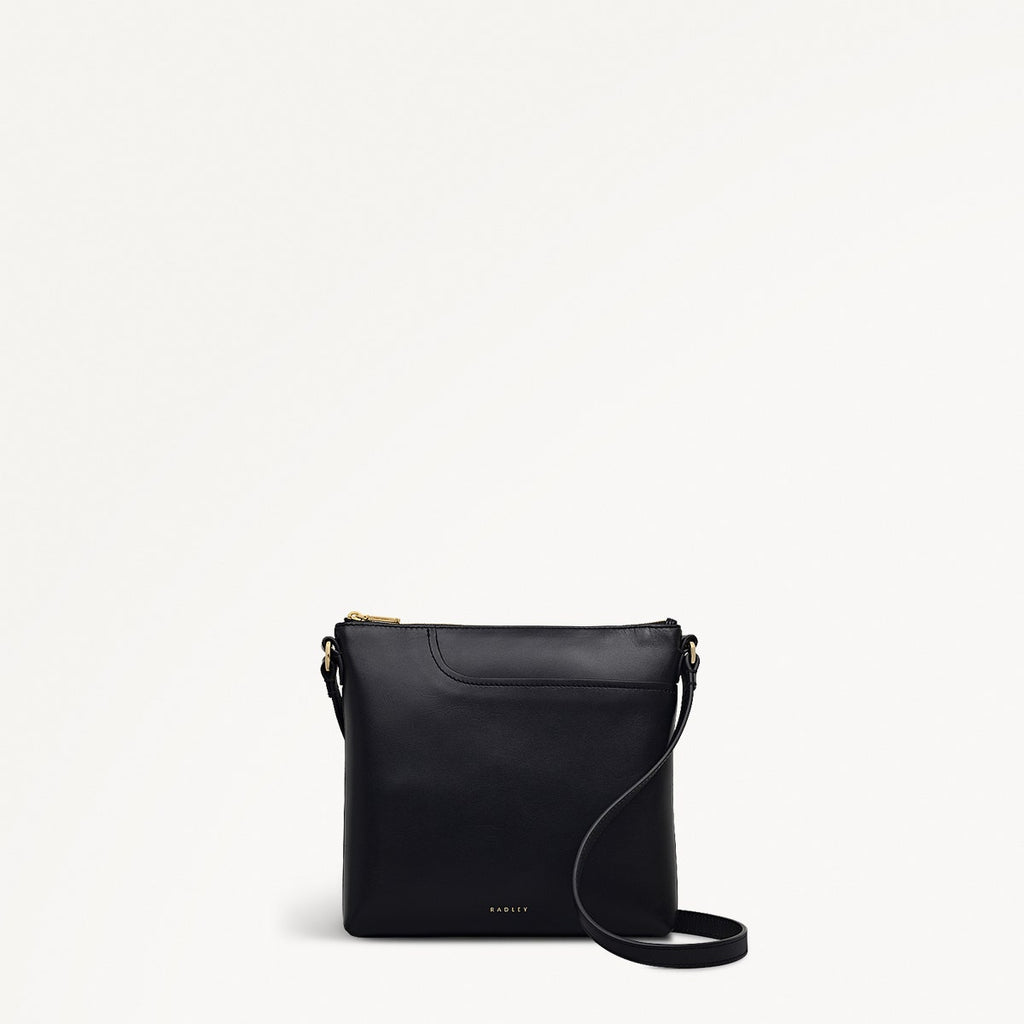 Pockets - Small Ziptop North-South Cross Body Bag