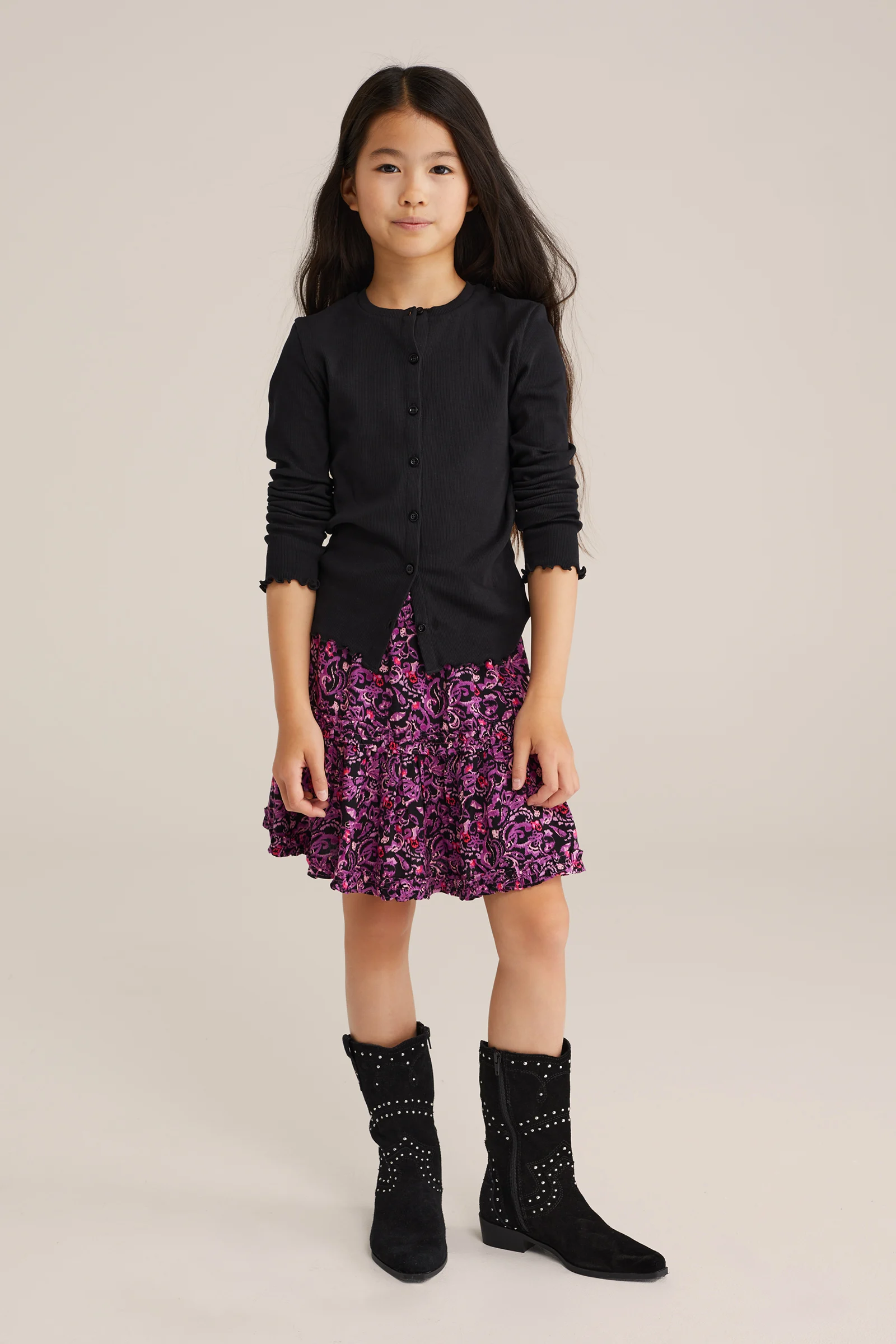 Meisjes rok met print