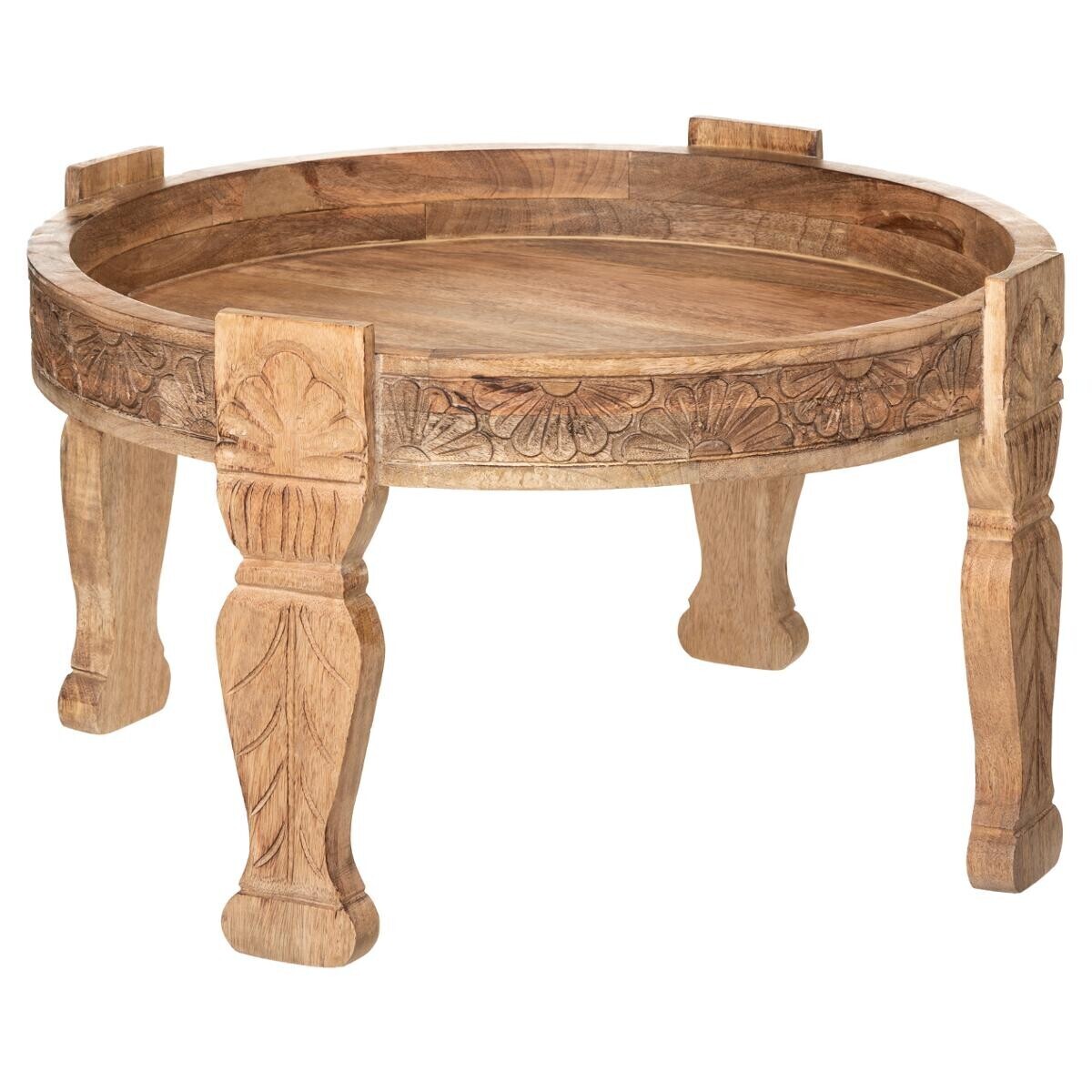 Side table "Gypsy" Mango wood, D.75 cm