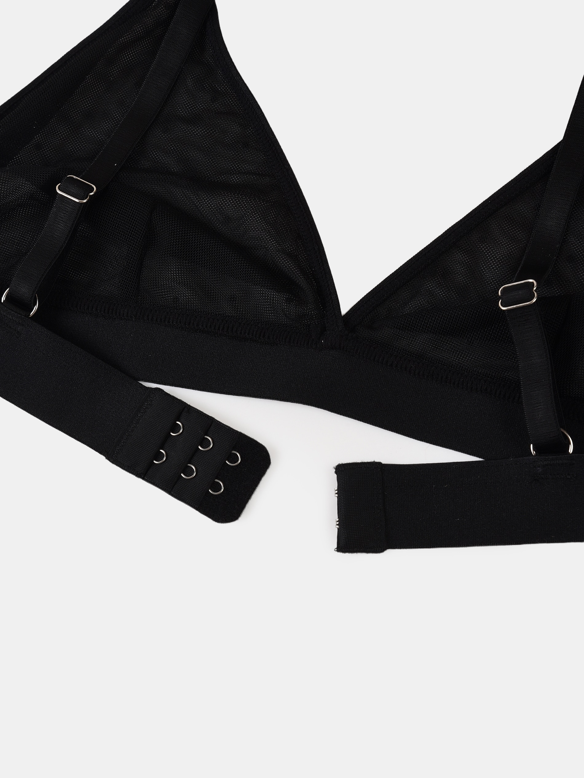 Siateczkowy biustonosz typu bralette
