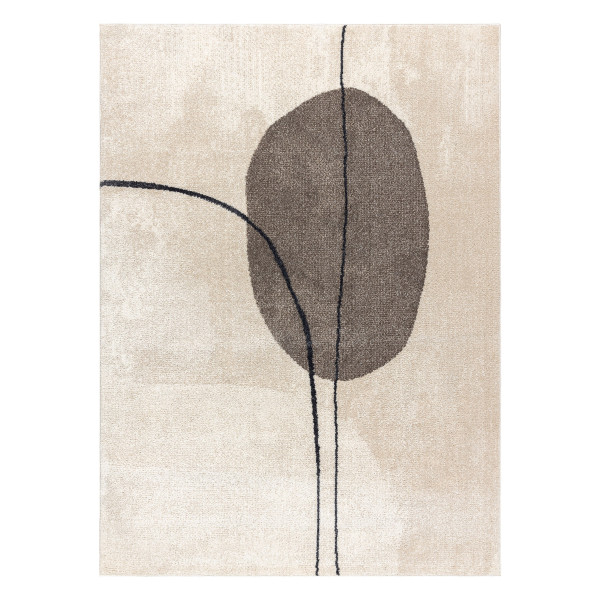 Dywan FUSION 0808 krem / beż - Geometryczny, nowoczesny, 80x150 cm