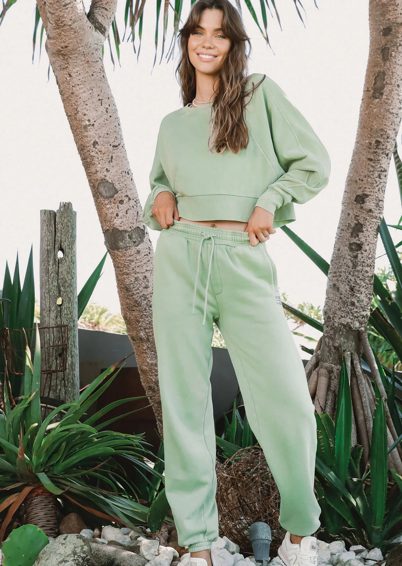 Vintage Wash Track Pants