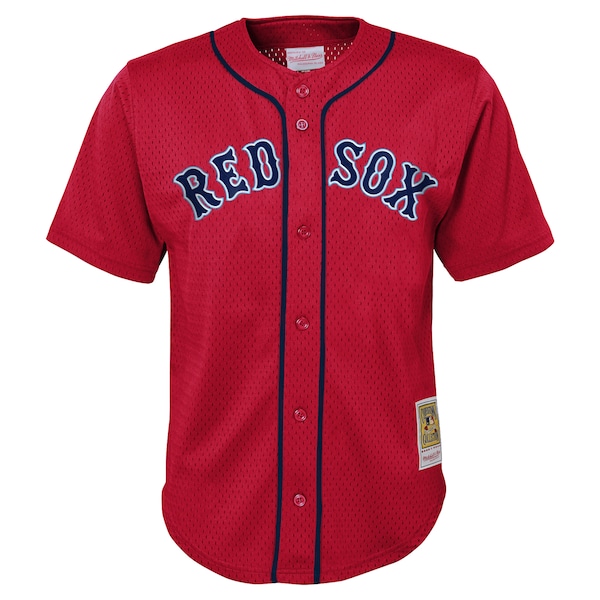 David Ortiz Boston Red Sox Toddler Cooperstown Collection Mesh Batting Practice Jersey - Red
