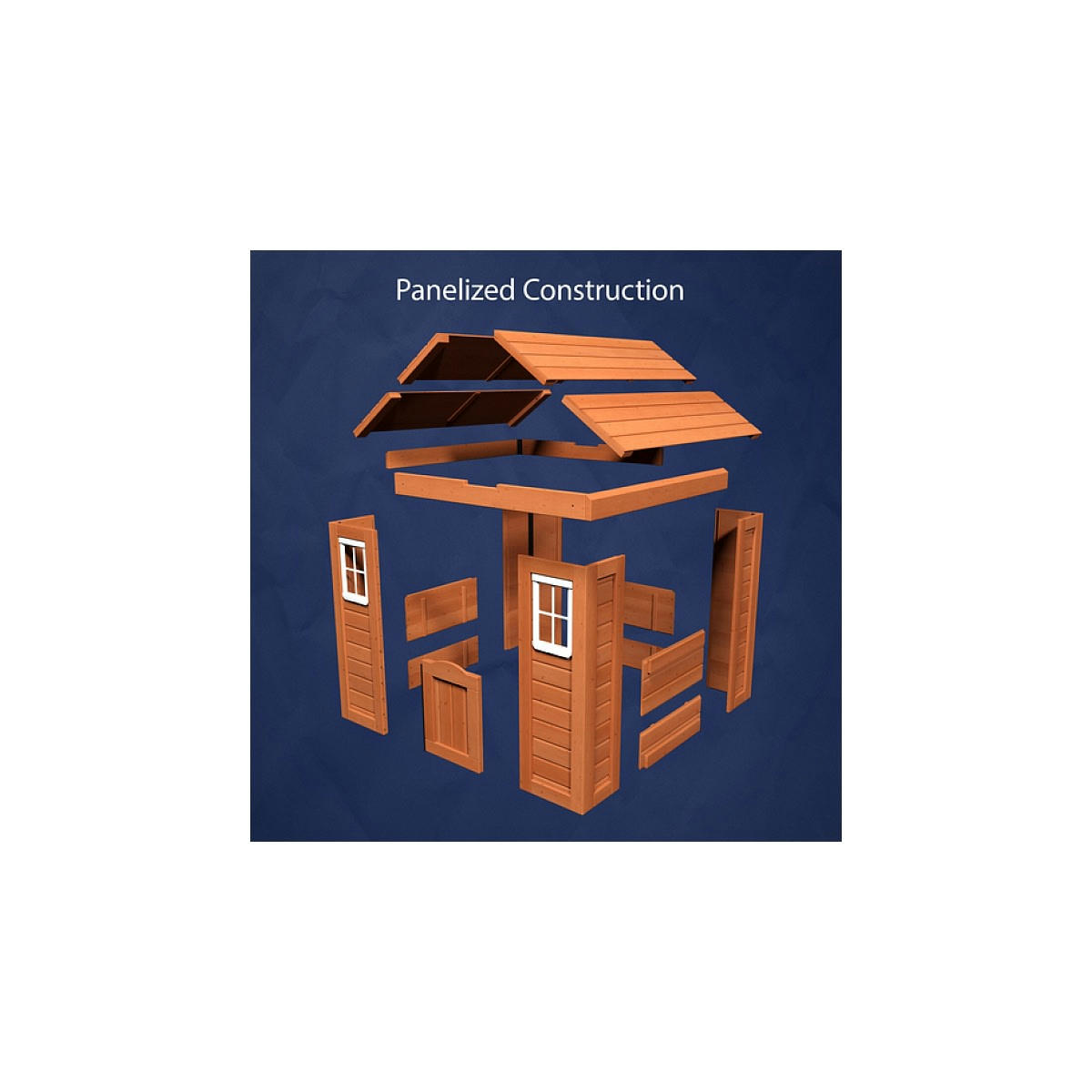 - Maisonnette en bois pour enfant