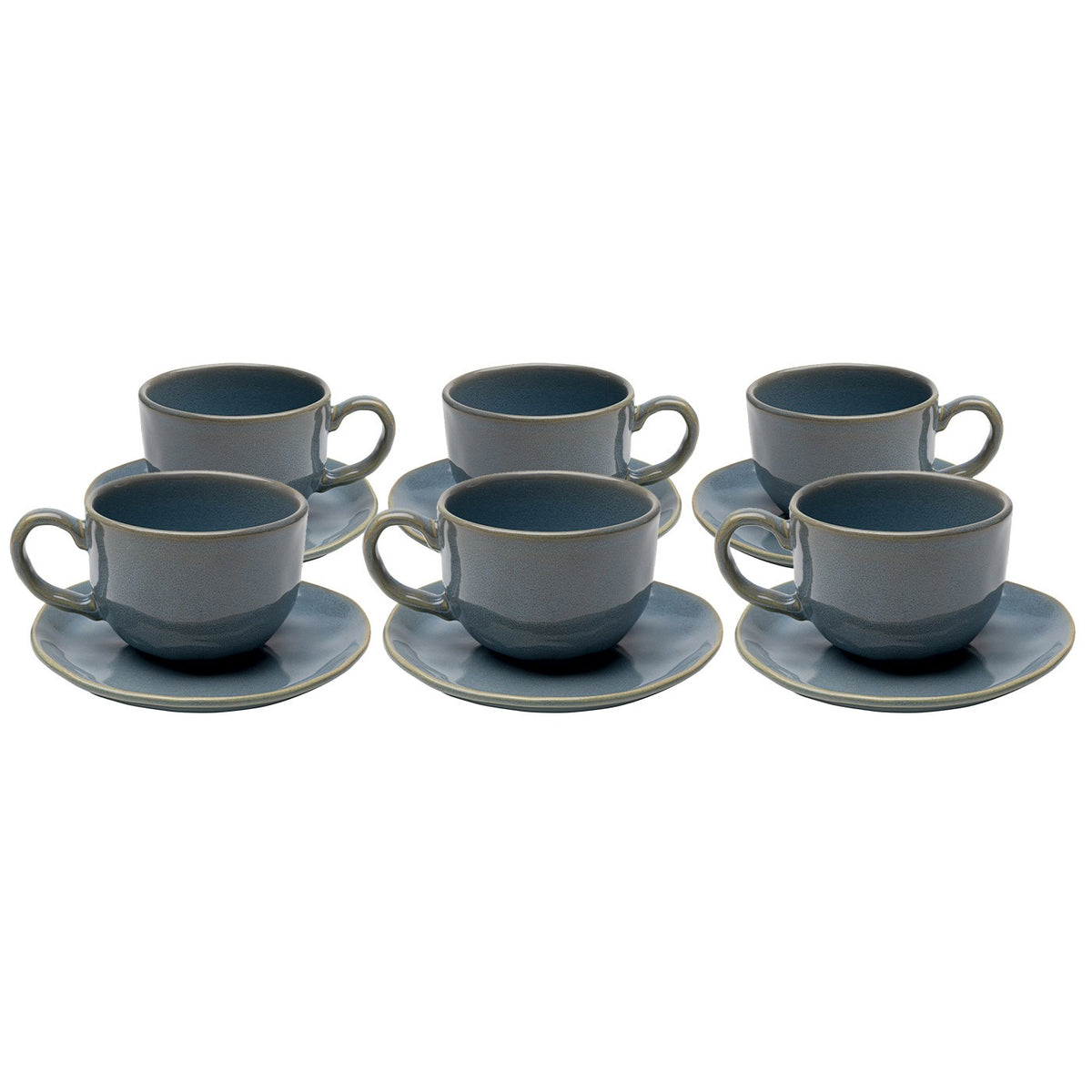 Kare Design Koffiekoppen Organic blauw (6/set)