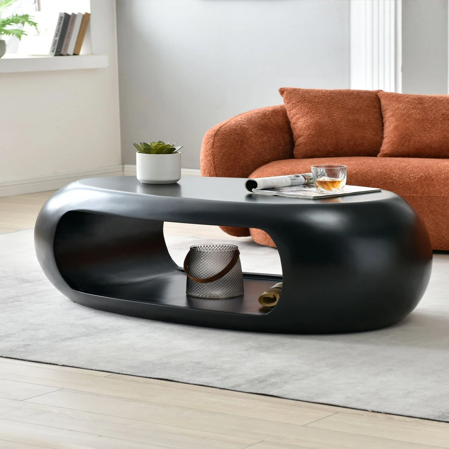 Modern Oval Coffee Table