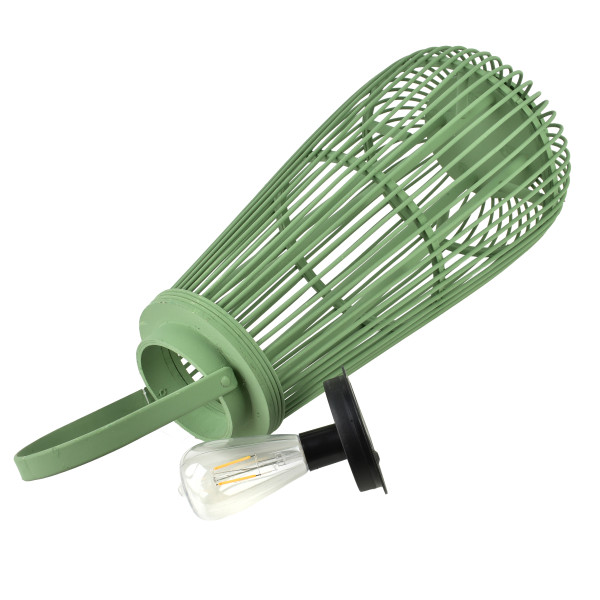 LUCIE GREEN Lampion solarny 25x25x50cm/66cm