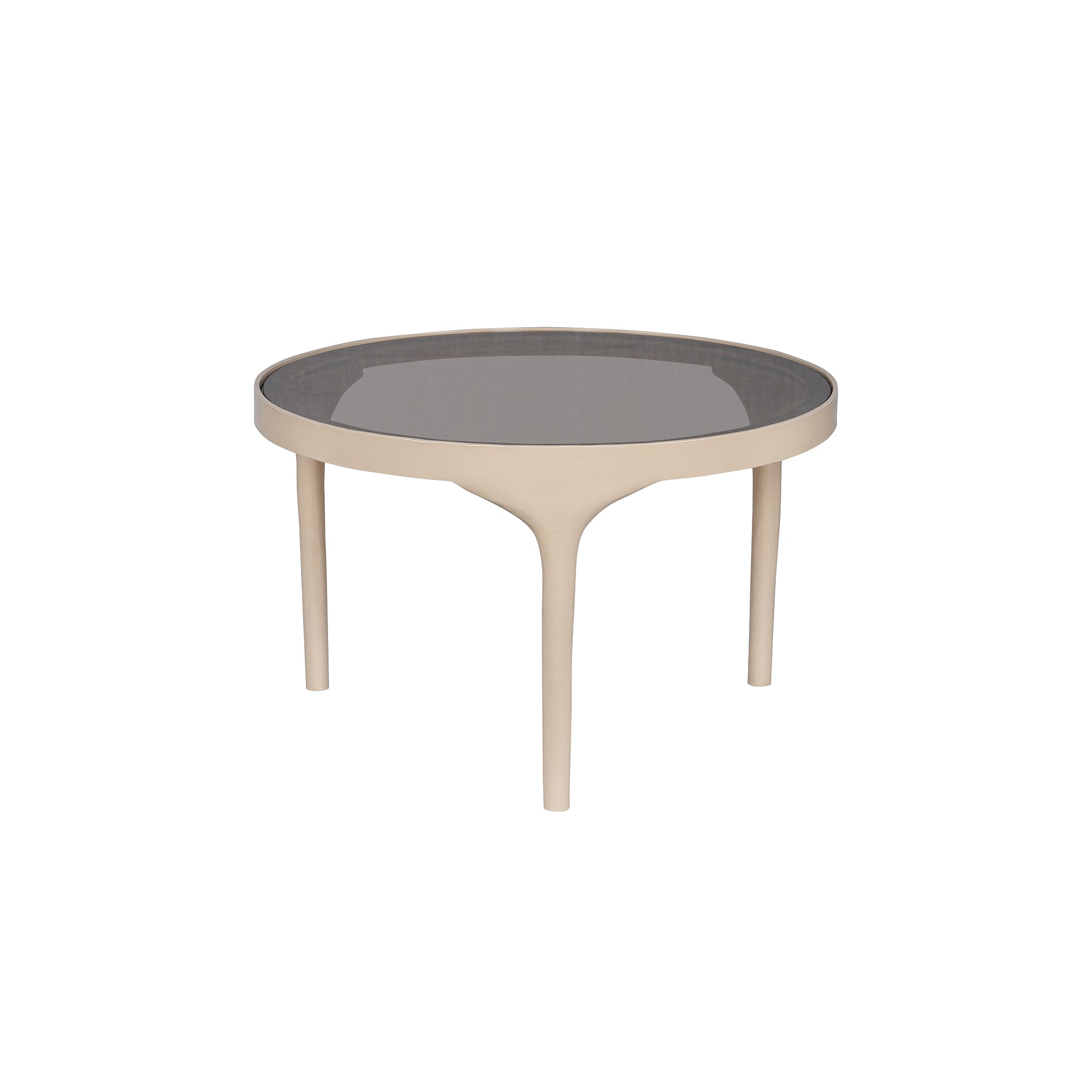 New Routz salontafel Montana medium zand metaal/glas