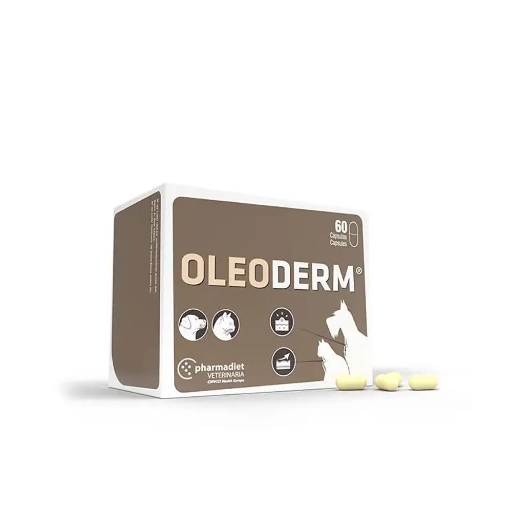 Pharmadiet Oleoderm pet supplement 60 units